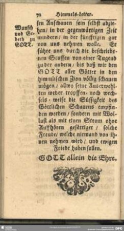 Wunsch und Gebeth zu Gott