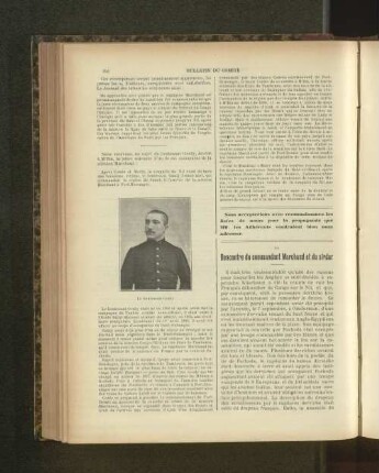 Rencontre du commandant Marchant et du sirdar.