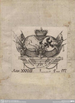Exlibris: Friedrich August Herzog zu Braunschweig-Oels