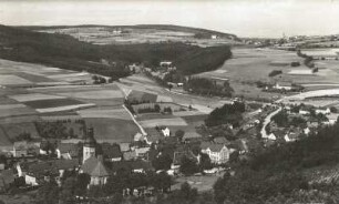 Geising (Altenberg-Geising). Stadtteilansicht von Südost