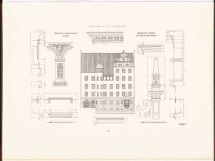 Standesamt an der Fischerbrücke, Berlin: Ansicht, Details (aus: Neubauten der Stadt Berlin, Bd. I, 1902)