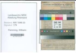 Entnazifizierung Wilhelm Flemming , geb. 18.09.1889 (Lehrerin)
