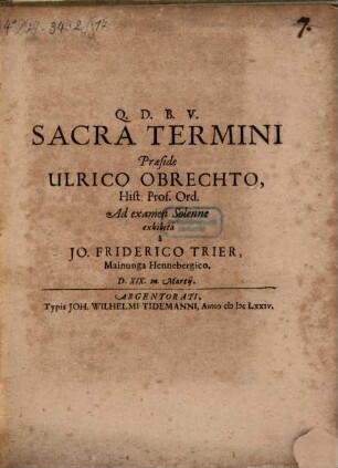 Sacra termini