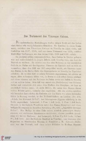 1: Das Testament des Vincenzo Catena