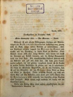 Chateaubriand's Memoiren, 3