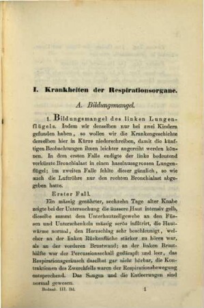 Die Krankheiten der Neugebornen u. Säuglinge vom dinischen u. pathologisch-anatomischen Standpunkte, 3