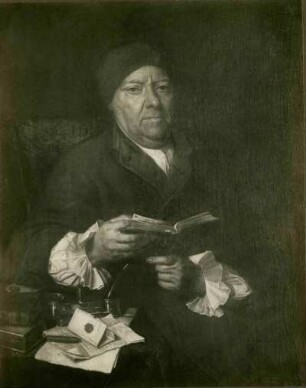 Mann mit Buch