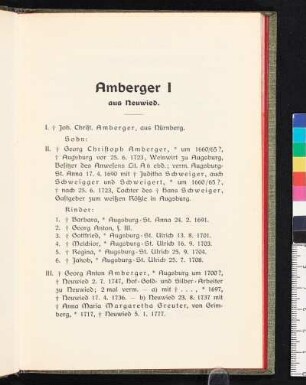 Amberger I aus Neuwied.