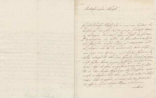 Georg Christoph von Drechsel an Ludwig VIII. von Hessen-Darmstadt (Gießen)