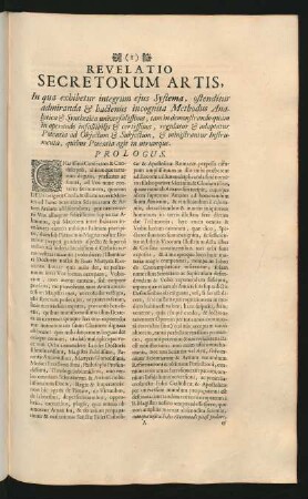 Revelatio Secretorum Artis