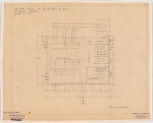 Kabelwerk Dr. Cassirer, Berlin-Spandau: Kesselhaus, Grundriss 1:100