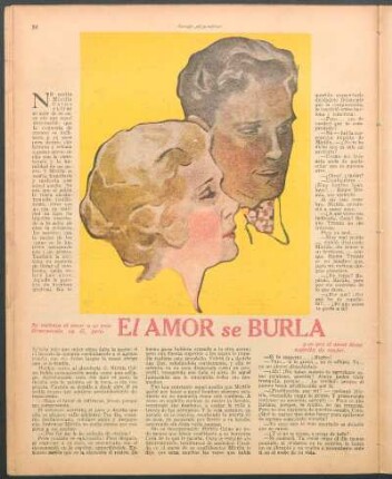 El amor se burla : Cuento por Luis Pena Montarcé