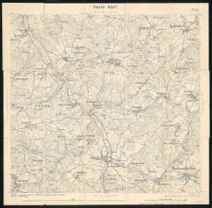 Äquidistantenkarte 151 : Section Adorf, 1877 : Section Adorf. - 1:25000. - Leipzig: Giesecke & Devrient, 1877. - 1 Kt.