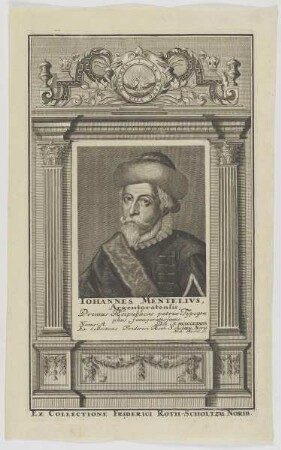 Bildnis des Iohannes Mentelivs