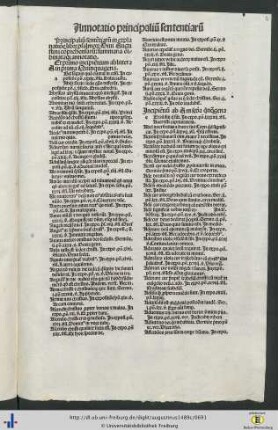Annotatio principalium sententiarum