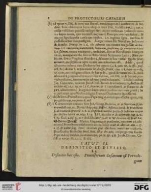 Caput II: Definitio et divisio