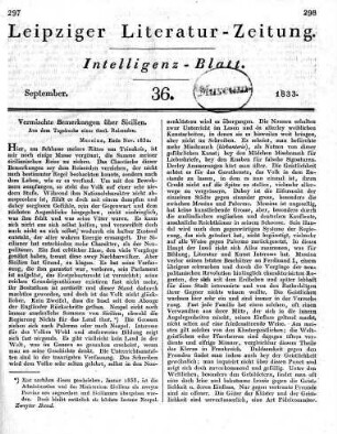 1833-09 : 36. Stück