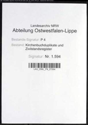 Kirchenbuchduplikat der katholischen Gemeinde Bökenförde (GHT 1826). (Gemeinde: Bökenförde, katholische Gemeinde)