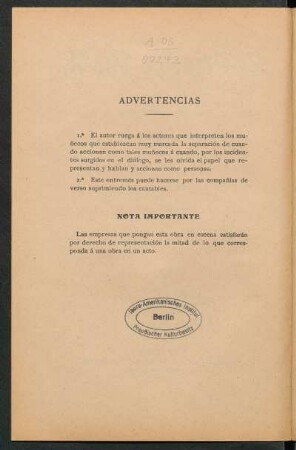 Advertencias