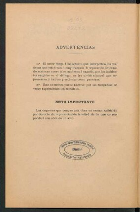 Advertencias