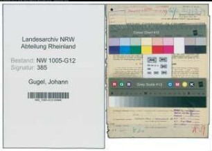 Entnazifizierung Johann Gugel , geb. 08.05.1911 (Elektroingenieur)