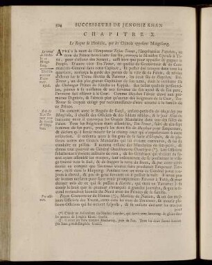 Chapitre X. Le Regne de Hoshila, que les Chinois appellent Mingtsong.