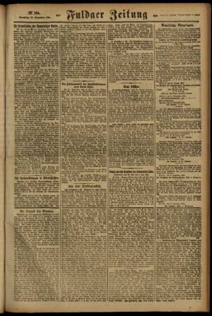 Zweite Ausgabe vom Dienstag, den 13. Dezember 1921.