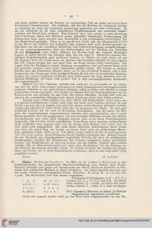 8: Mainz, römische Inschrift