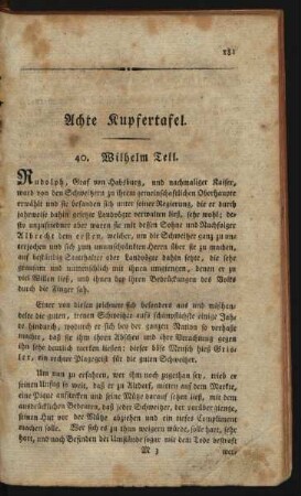 Achte Kupfertafel.
