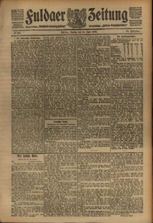 Ausgabe vom Freitag, den 19. Juni 1908.