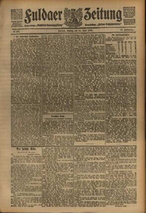 Ausgabe vom Freitag, den 19. Juni 1908.