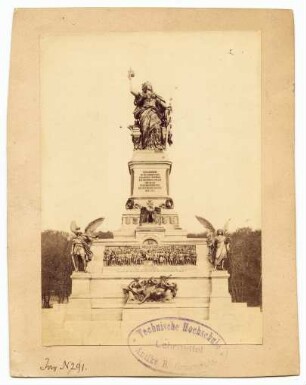 Nationaldenkmal auf dem Niederwald, Rüdesheim: Ansicht