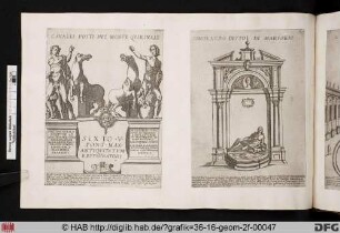 Links: Die Dioskuren vom Quirinal.