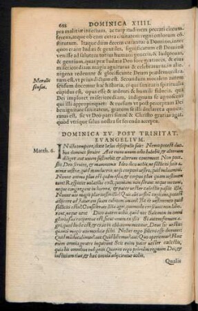 Dominica XV. Post Trinitat.