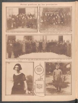 Notas gráficas de las provincias [Fotografías]