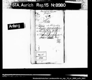 Die Reinigung der dem Bunder Interessentenpolder, dem Landschaftspolder und dem Ditzumer Hammrich gemeinsamen Tiefs und die Erbauung eines neuen Siels