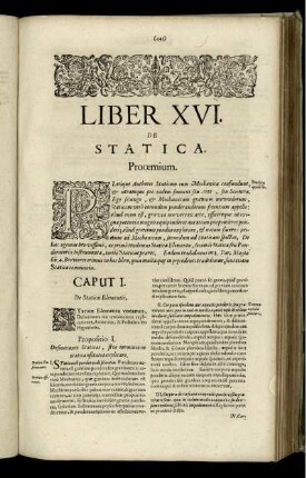 Liber XVI. De Statica.