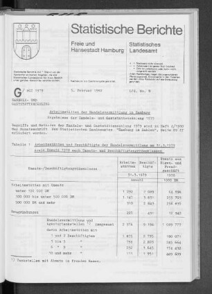 Arbeitsstätten der Handelsvermittlung in Hamburg : Lfd. Nr. 8