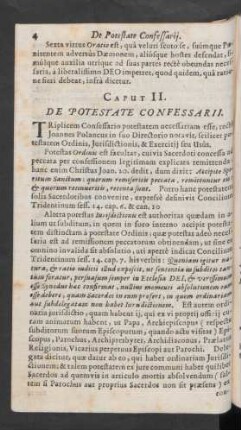 Caput II. De Potestate Confessarii.