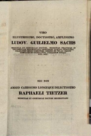 De diaphragmitide : dissertatio inauguralis medico-practica