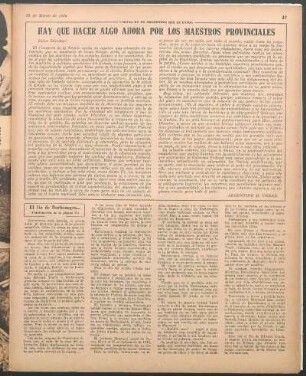 Hay que hacer algo ahora por los maestros provinciales : Cartas de un argentino que se enoja