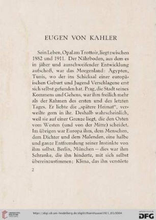 Eugen von Kahler