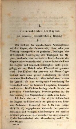 Erläuterungen zu dem Atlasse der pathologischen Anatomie : für praktische Ärzte, 4,1. Die Krankheiten des Unterleibes : die Krankheiten des Magens, des Darmkanals, Blinddarms, Grimmdarms, Mastdarms, der Leber, Milz, des Pankreas, der Nieren, Nebennieren und der Harnblase