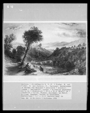 Wanderungen im Norden von England, Band 1 — Bildseite gegenüber Seite 66 — Valley of Troutbeck, Westmorland