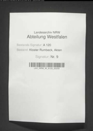 Verzeichnis der Einnahmen der Zehntenkammern in Altenhellefeld und Vischbach.