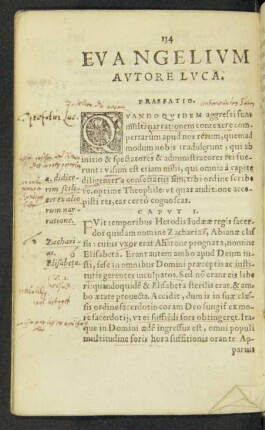 Evangelium Autore Luca.
