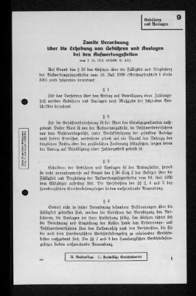 9 Gebühren und Auslagen