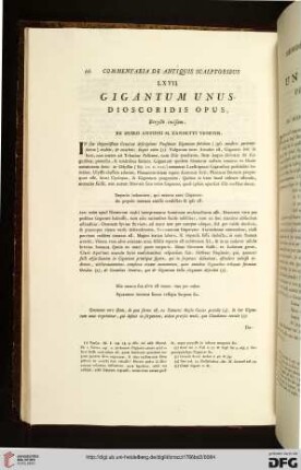 LXVII. Gigantum unus / LXVII. Uno de' Giganti