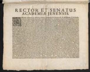 Rector Et Senatus Academiae Jenensis