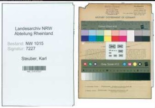 Entnazifizierung Karl Steuber , geb. 13.09.1901 (Kaufmann)